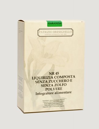 NR. 45 LIQUIRIZIA COMPOSTA NO ZOLFO NO ZUCCHERO